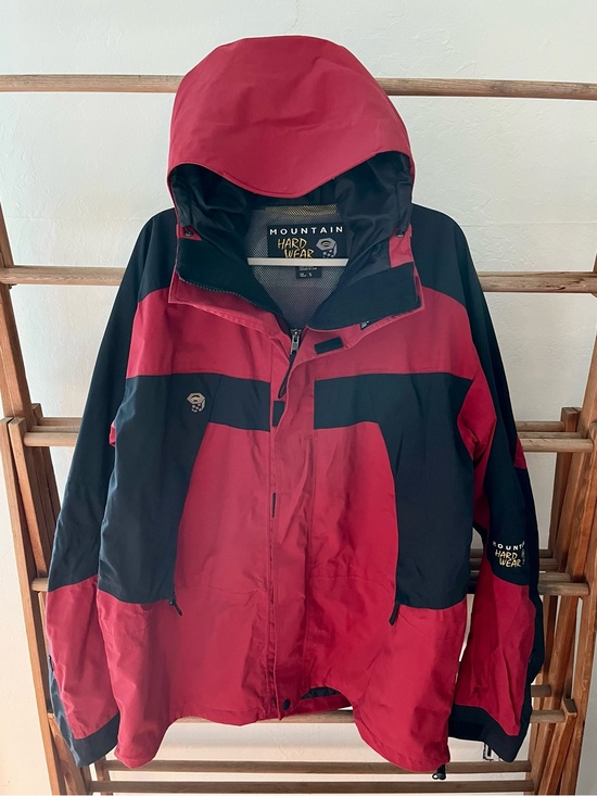 Mountain Hardwear Other - Mountain Hardwear Men’s Red and Black Waterproof Hooded Snow Jacket